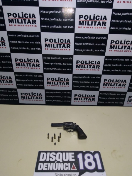 Disparo de Arma de Fogo com prisão do Autor e Apreensão da Arma!