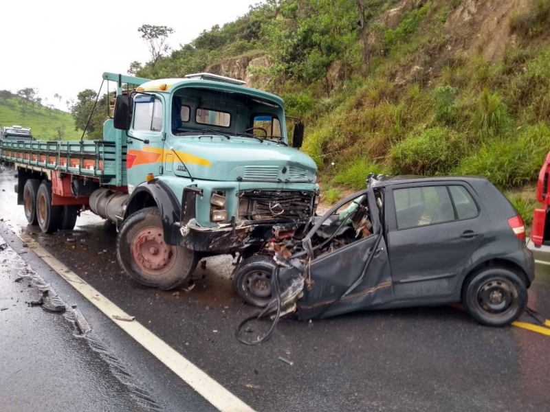 Acidente com quatro vitimas fatais na BR 354 em Formiga