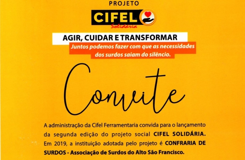 Projeto Cifel Solidária chega a sua segunda edição