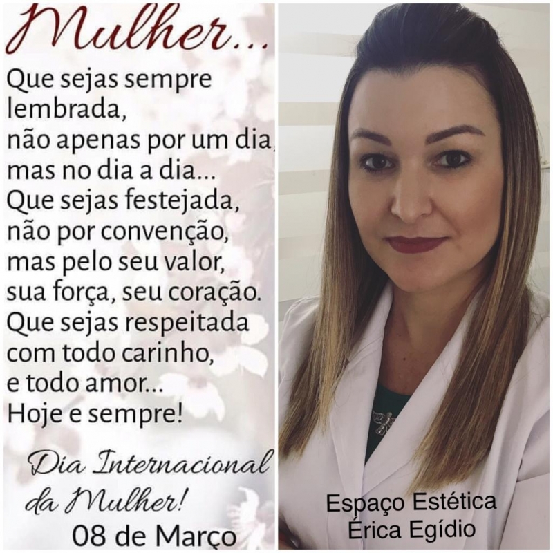 Érica Egídio cuida da sua feminilidade com toda atenção e cuidado