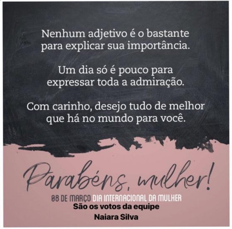 Naiara Silva ao lado da mulher todos os dias 