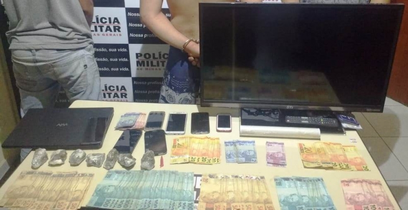PM prende envolvidos em tráfico de drogas e furto em Lagoa da Prata