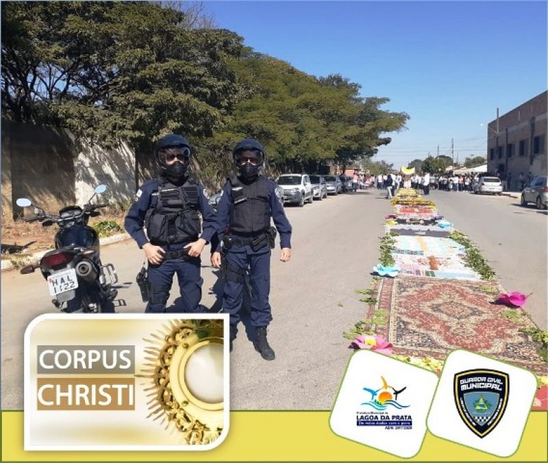 Guarda Municipal realiza "Operação Corpus Christi" em Lagoa da Prata