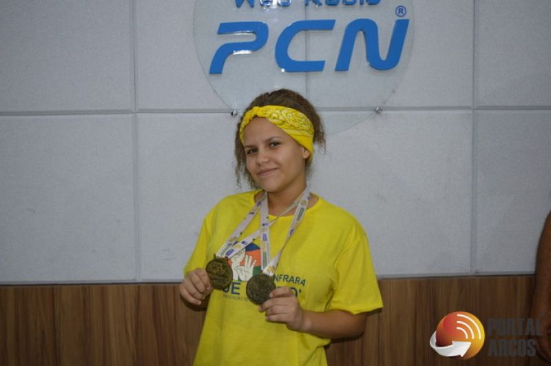 Surdoatleta arcoense, Kivian Rego, volta para casa com duas medalhas de ouro 