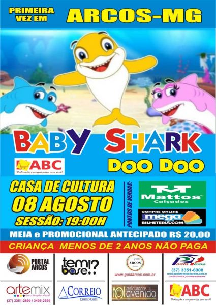 Baby Shark conquistou o mundo e agora vai conquistar mais ainda Arcos