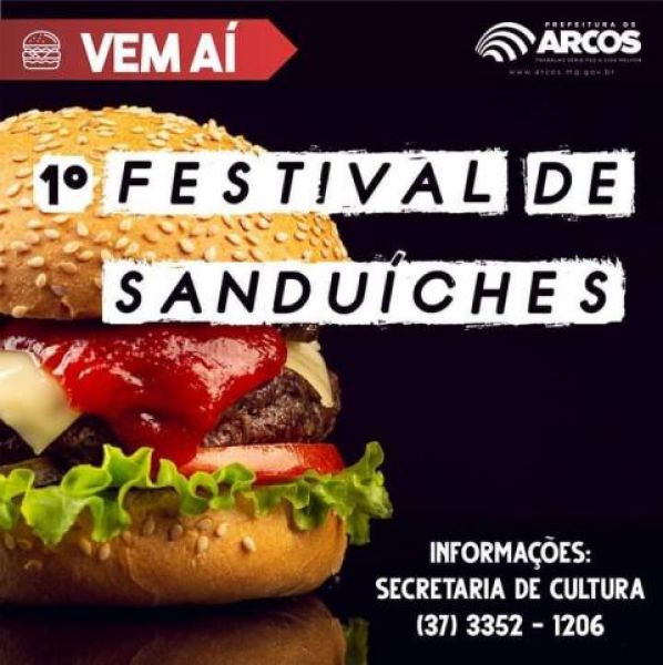 Vem aí o primeiro Festival de Sanduíches de Arcos