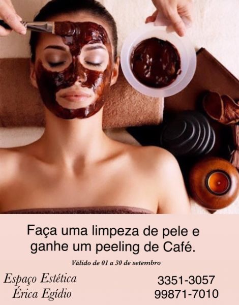 Faça sua limpeza e ganhe um peeling de Café