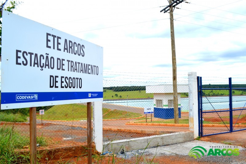 Prefeitura de Arcos divulga nota sobre a situação da nova E.T.E (Estação de Tratamento de Esgoto)