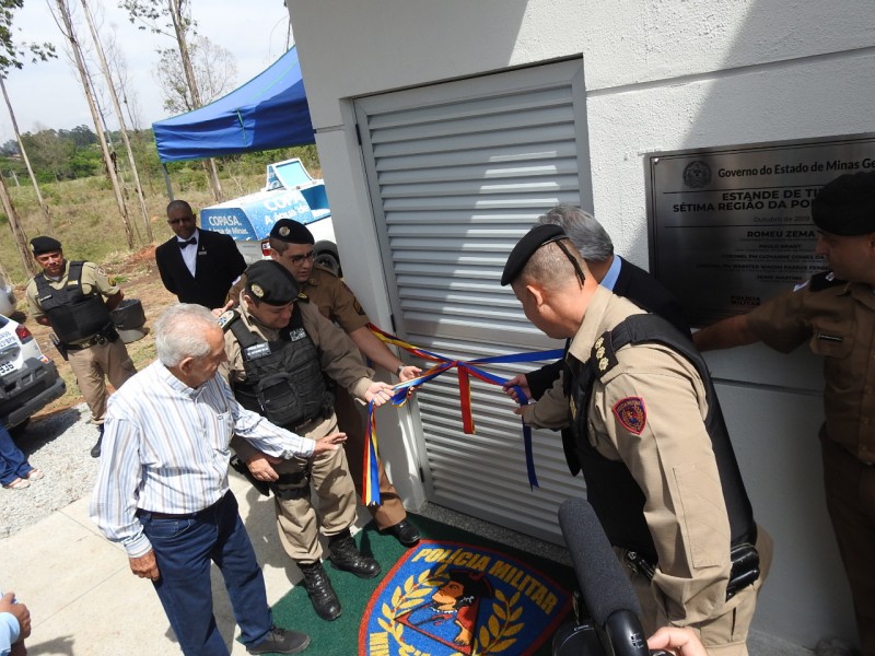 Em Divinópolis – Inauguração do Estande de Tiro da Sétima Região de Polícia Militar