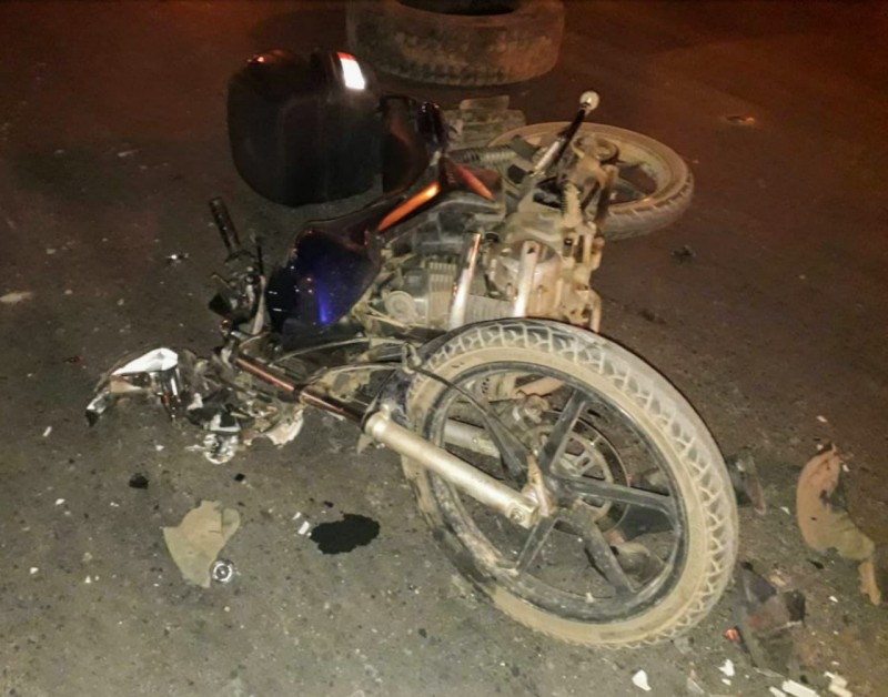Em Arcos - Acidente deixa um motociclista ferido