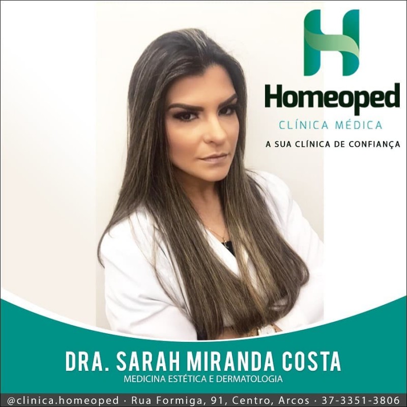 Você sabia que a Dr Sarah esta atendendo em um novo local em Arcos?