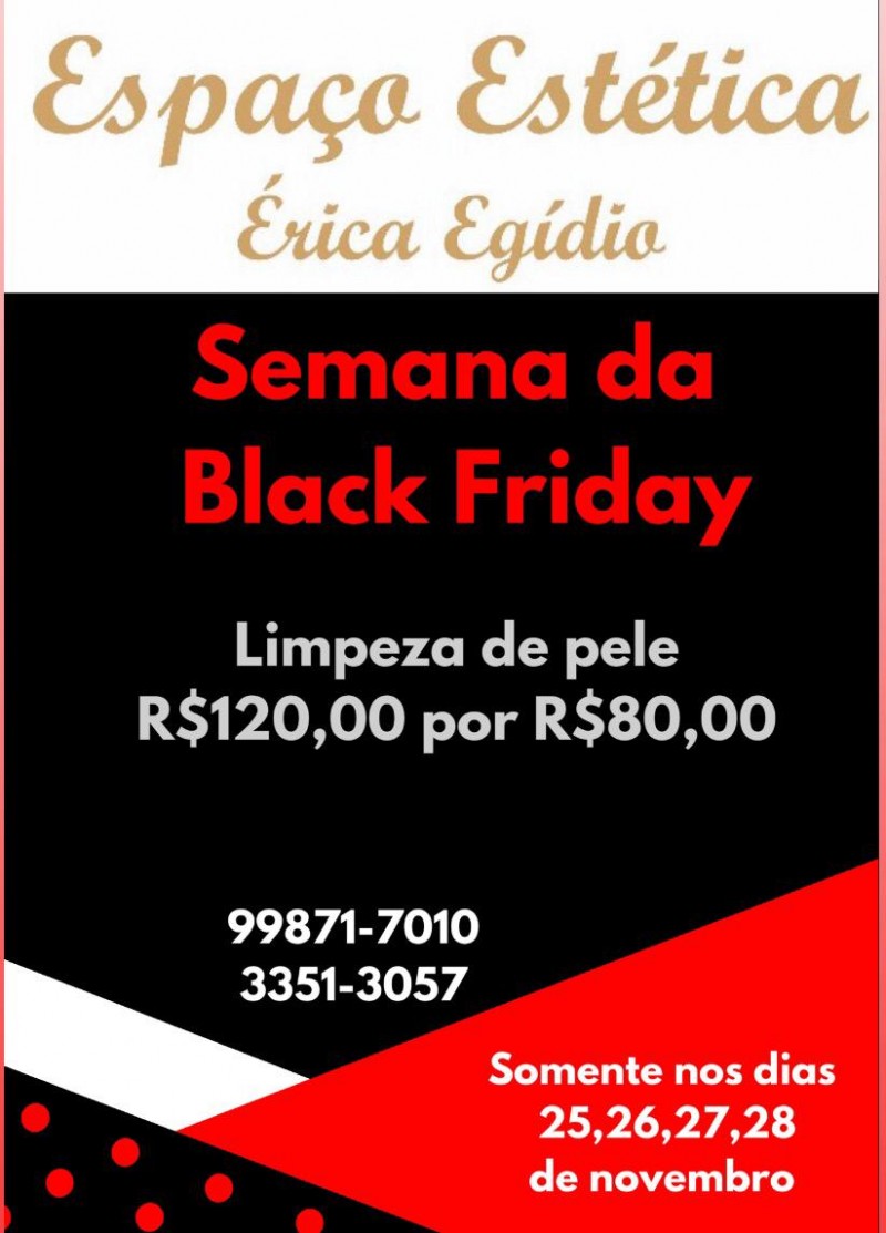 Black Friday em tratamentos estéticos? Temos!
