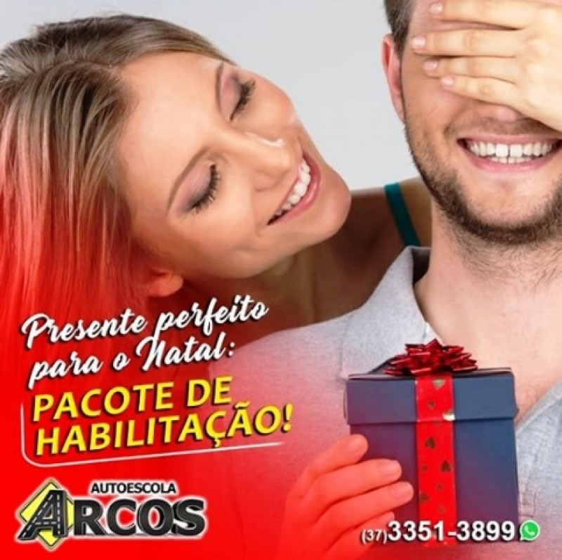 Presente perfeito para o Natal: pacote de habilitação!