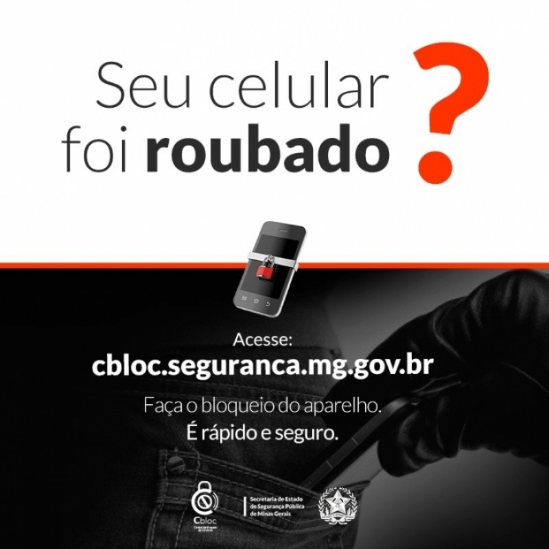 Celulares Roubados ou furtados nas cidades que compõem o 63º Batalhão serão bloqueados imediatamente pela Polícia Militar