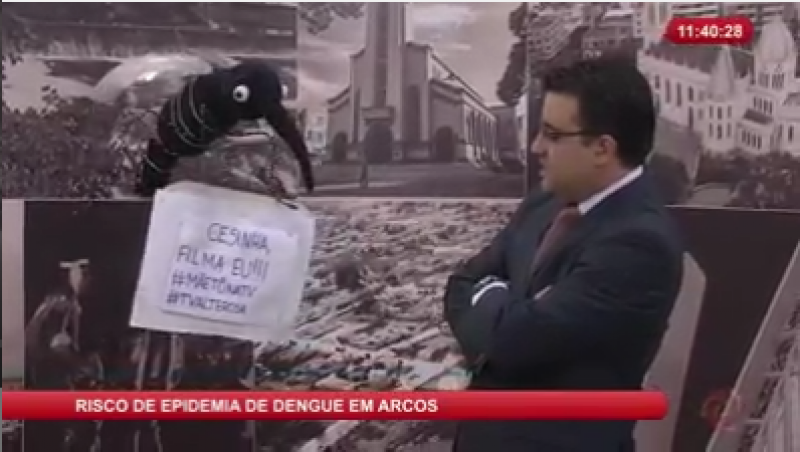 Dengue em Arcos é destaque na TV Alterosa