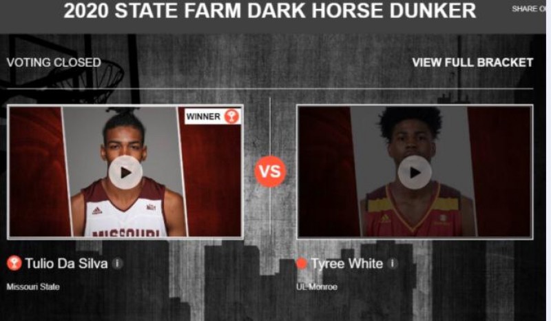 Túlio da Silva passa para segunda fase da competição Dark Horse Dunker