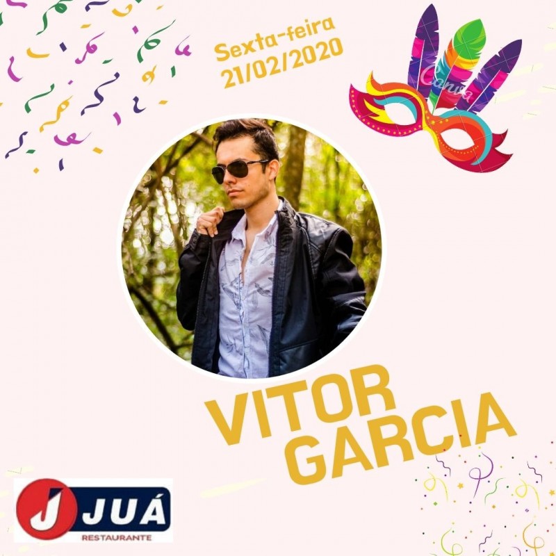 Play no carnaval com Vitor Garcia no Juá Restaurante
