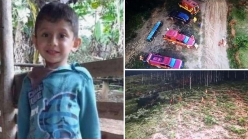 Corpo de menino desaparecido é achado após quase dois dias de buscas
