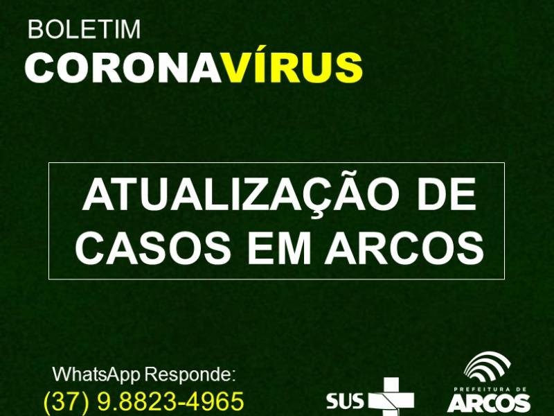 FIQUE EM CASA! Sobe para 3 os casos suspeitos de COVID-19 em arcos