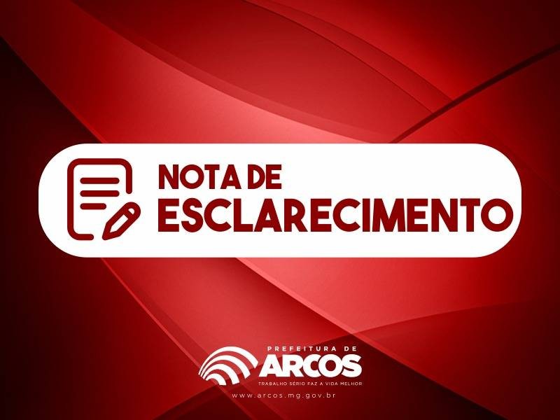 NOTA DE ESCLARECIMENTO