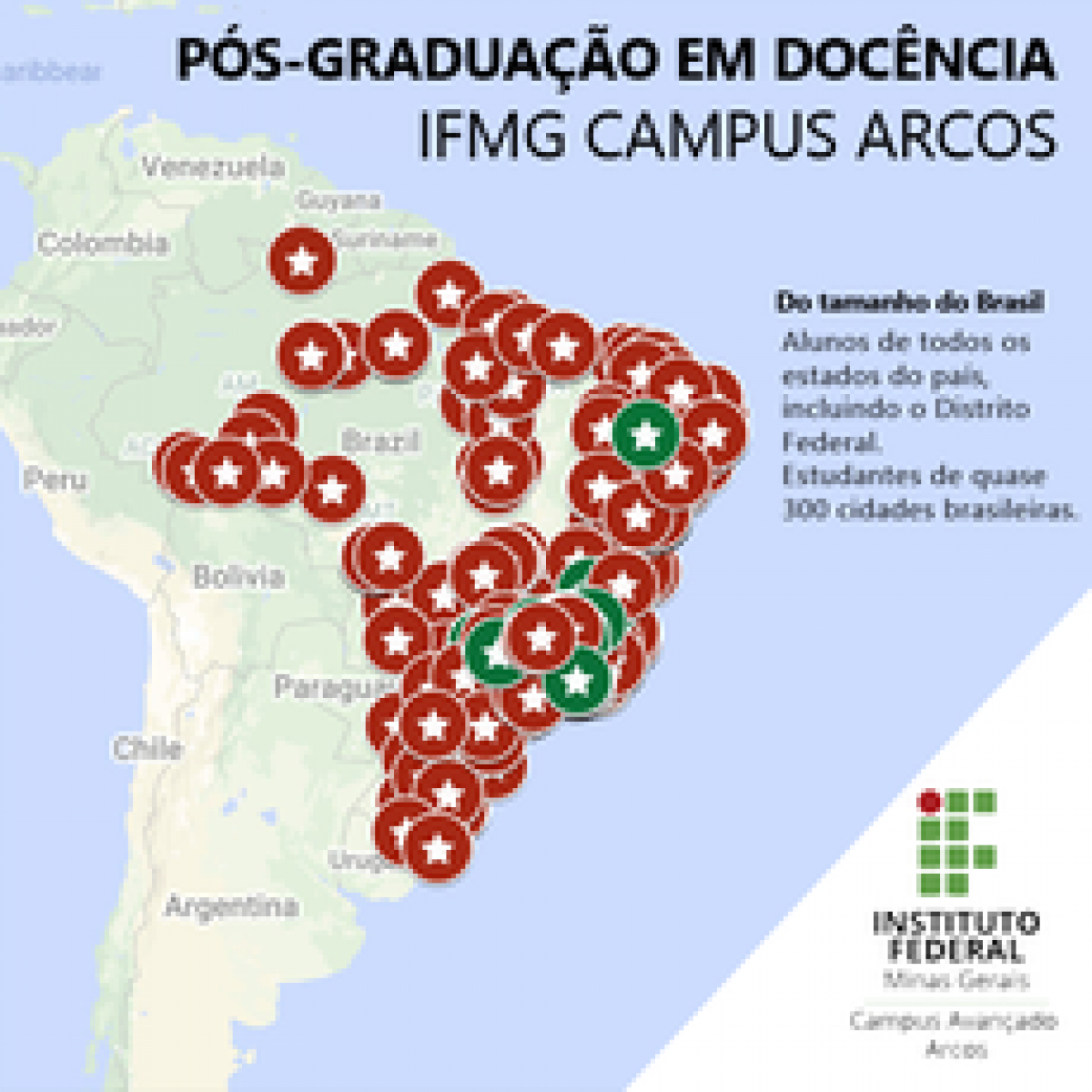 Pós-Graduação em Docência tem alunos de todos os estados do Brasil