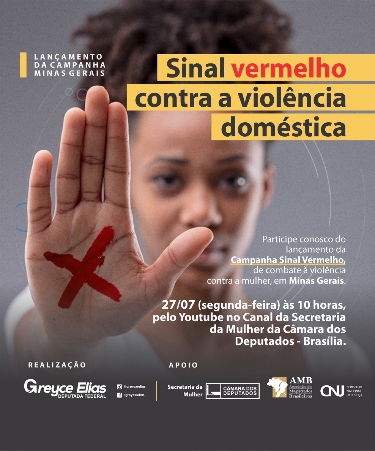 Campanha contra violência doméstica é lançada em Minas Gerais