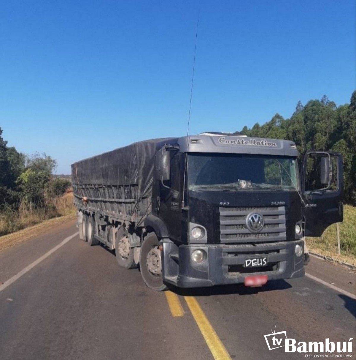 Desentendimento termina com caminhoneiro morto atropelado na BR-354 entre Bambuí e Iguatama