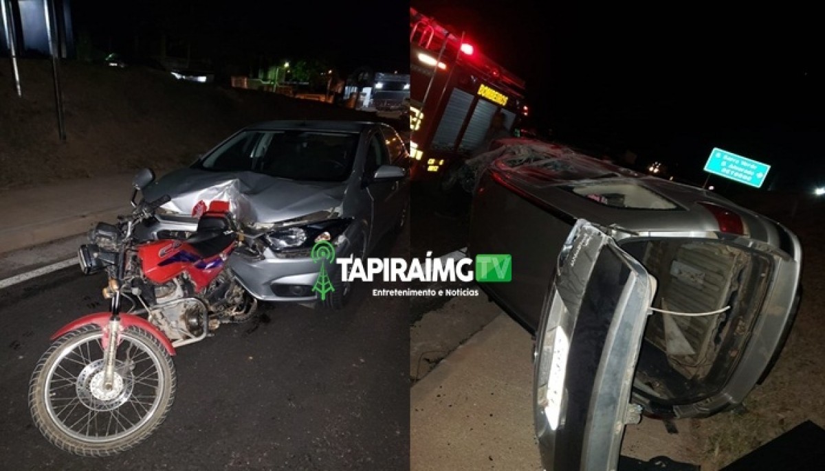 Acidente envolvendo quatro veículos deixa um morto e cinco feridos na MG-050