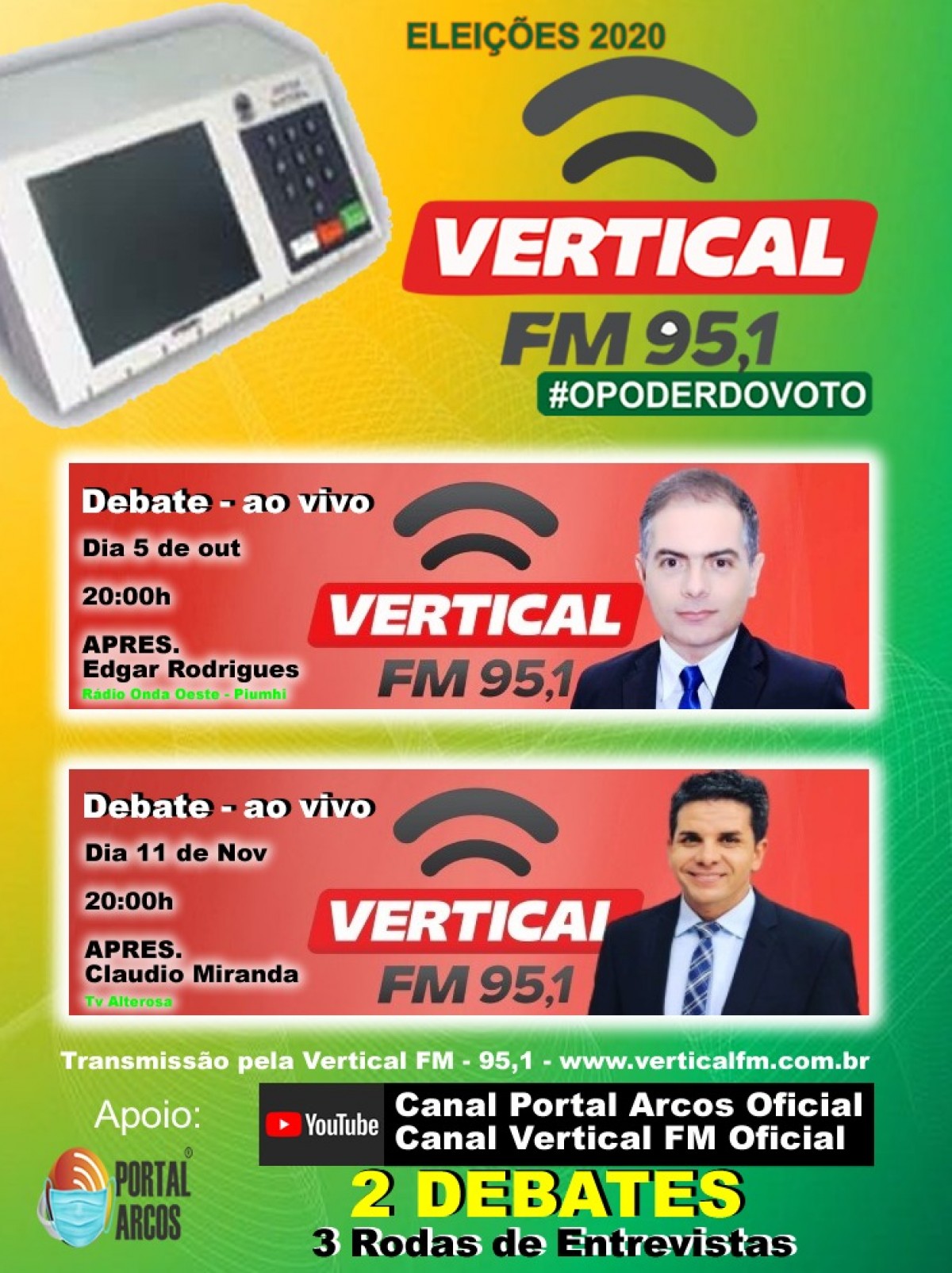 Cobertura das Eleições 2020 vai ficar marcada na história da imprensa arcoense