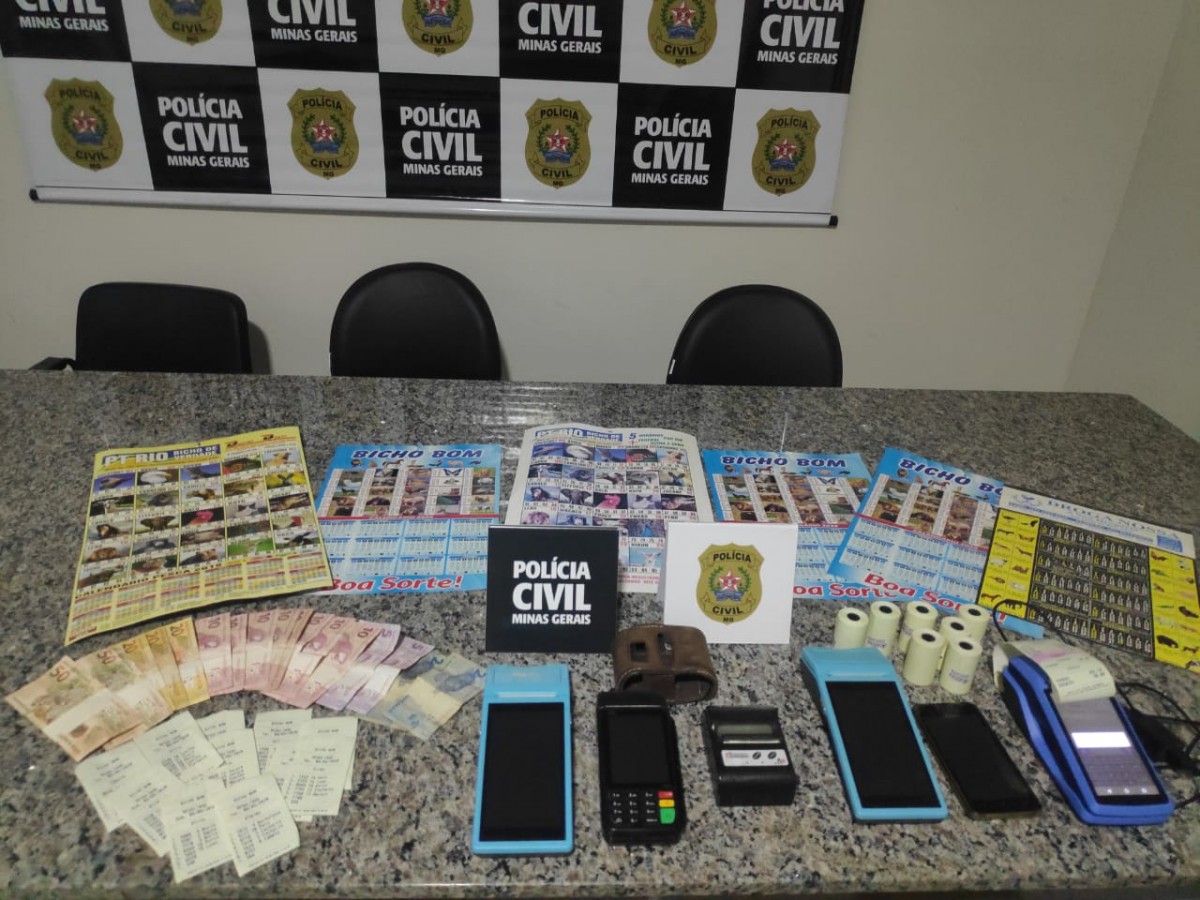 Polícia Civil combate jogo do bicho em Iguatama, Arcos e Pains
