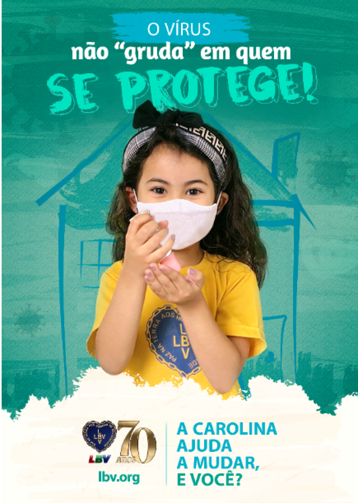 Campanha da LBV incentiva hábitos saudáveis em tempos de pandemia