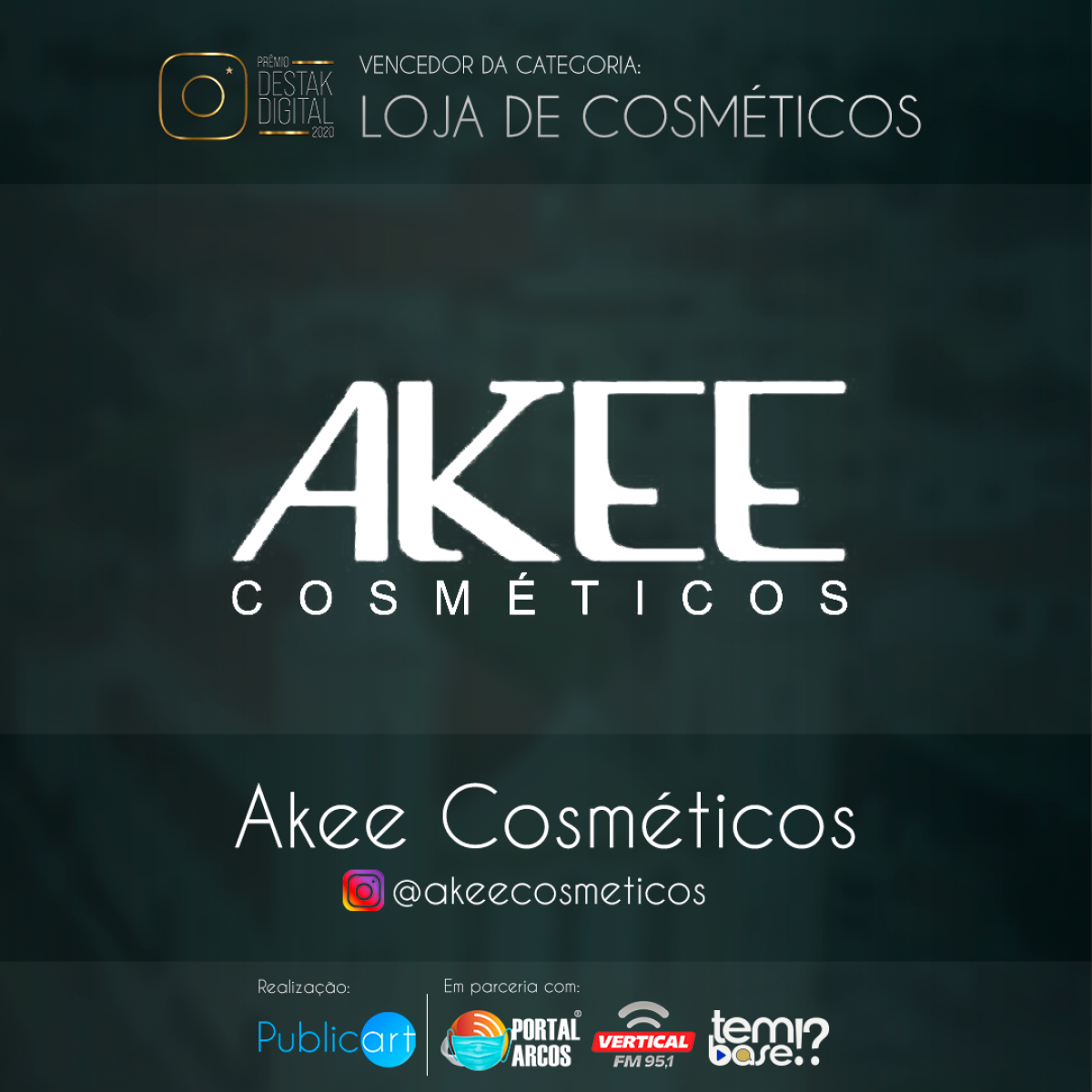A AKEE COSMÉTICOS é Destak Digital 2020
