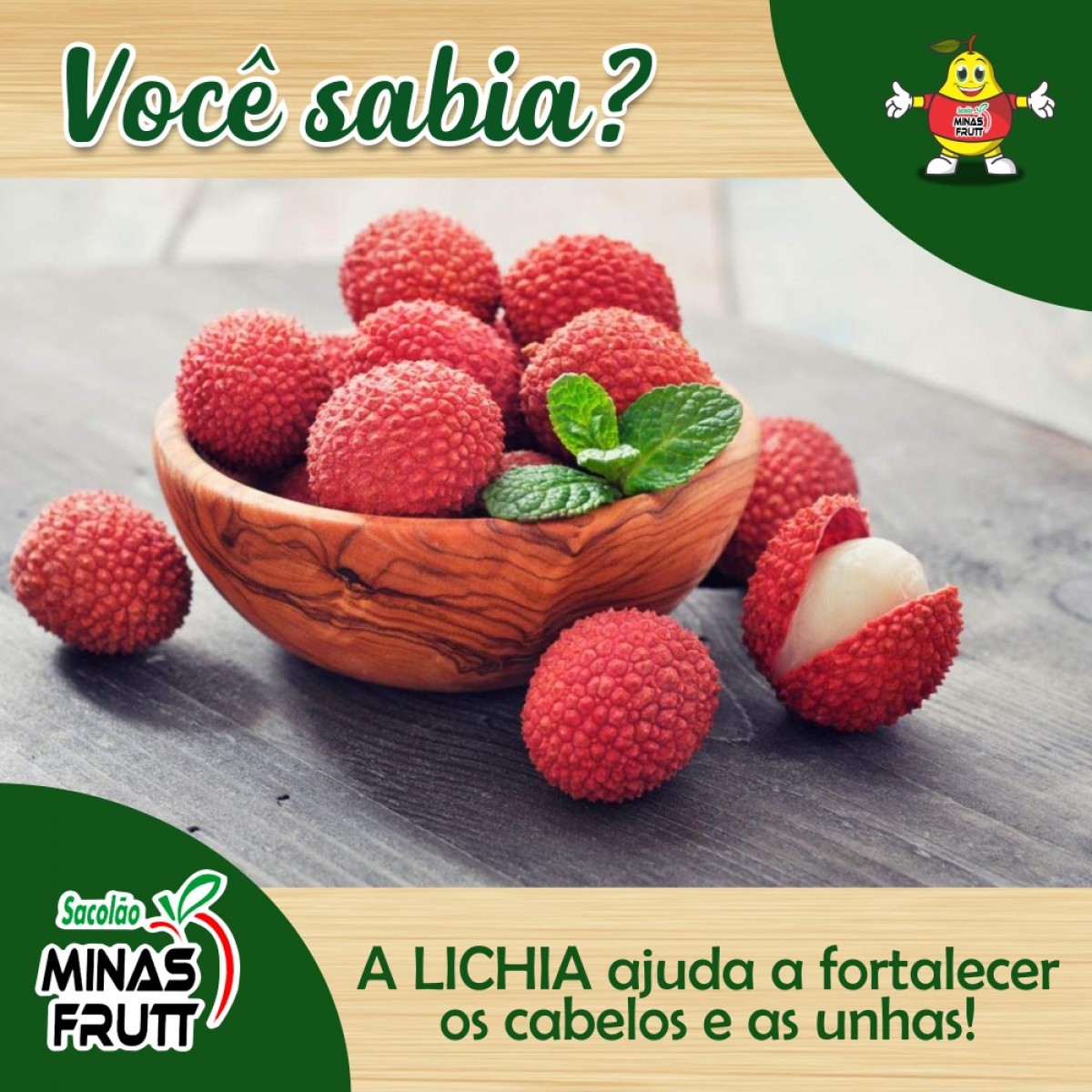 Veja alguns benefícios da LICHIA para a nossa saúde