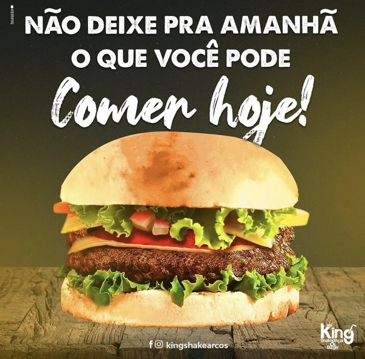 Bora de Blue Cheesse Burger nesta terça-feira?