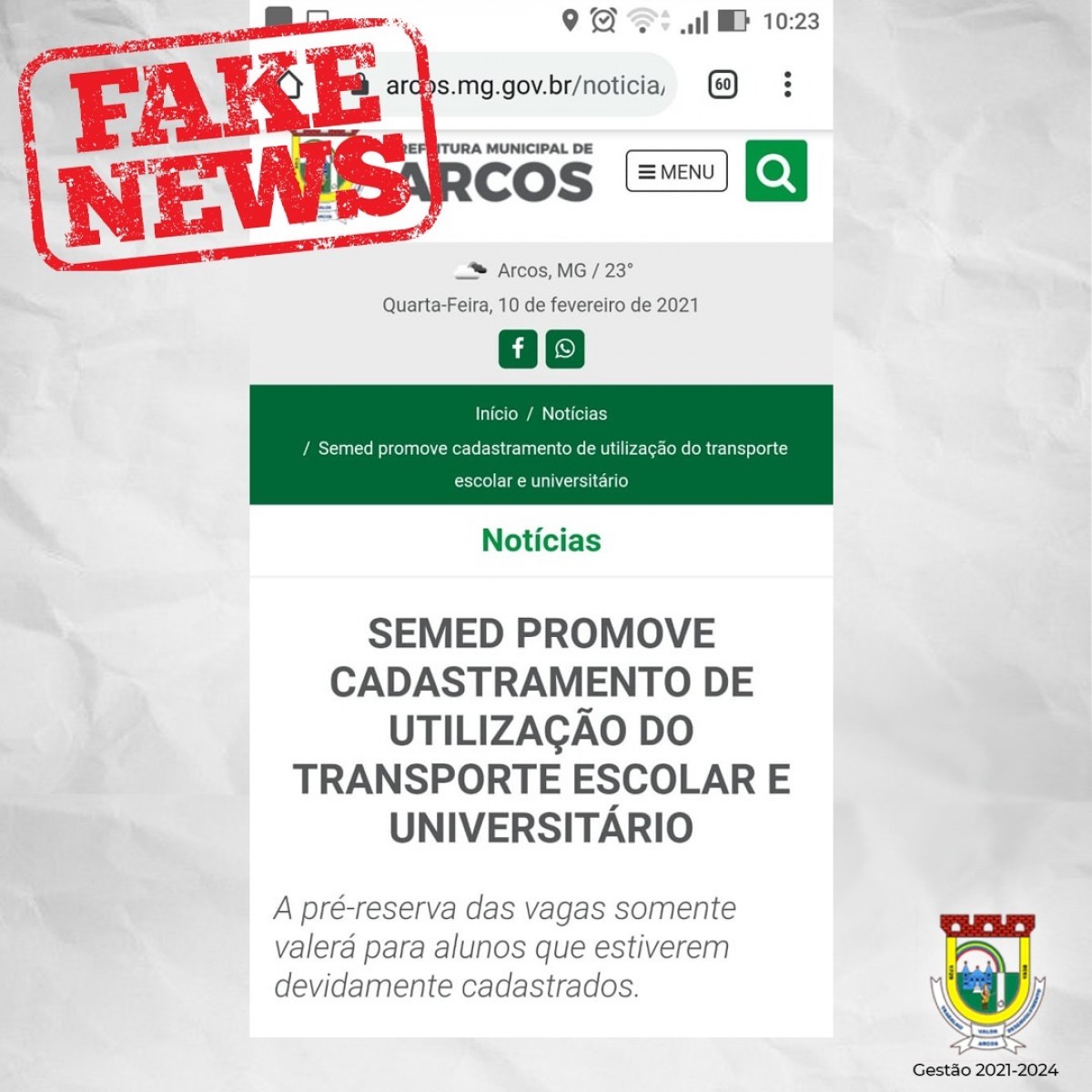 FAKE NEWS