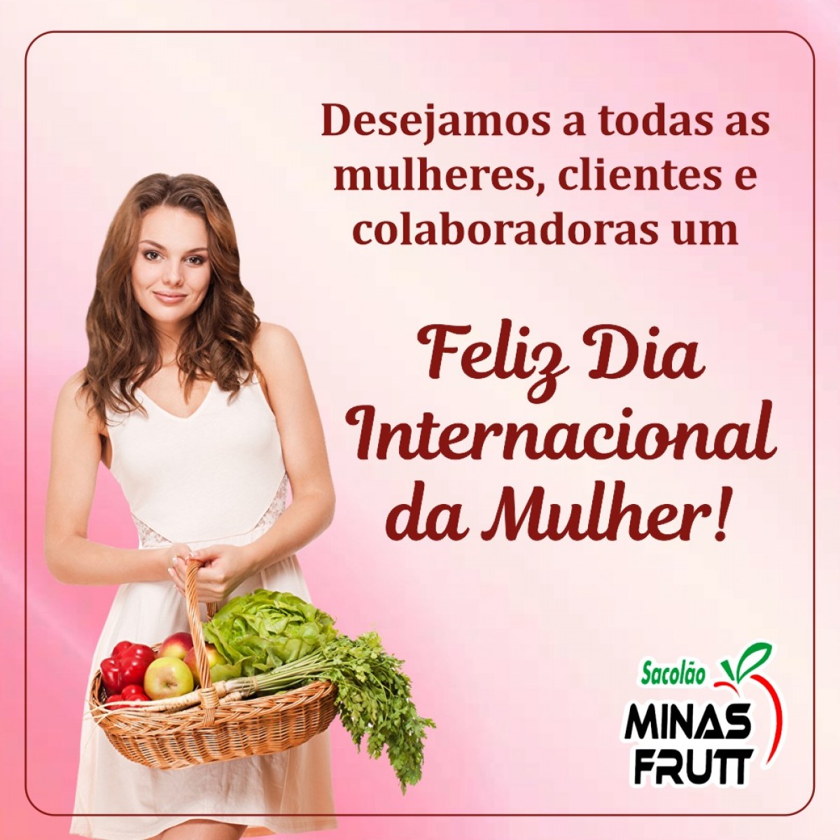 Feliz dia Internacional da Mulher