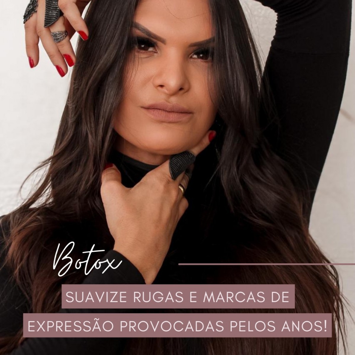 Suavize rugas e marcas de expressão provocadas pelos anos