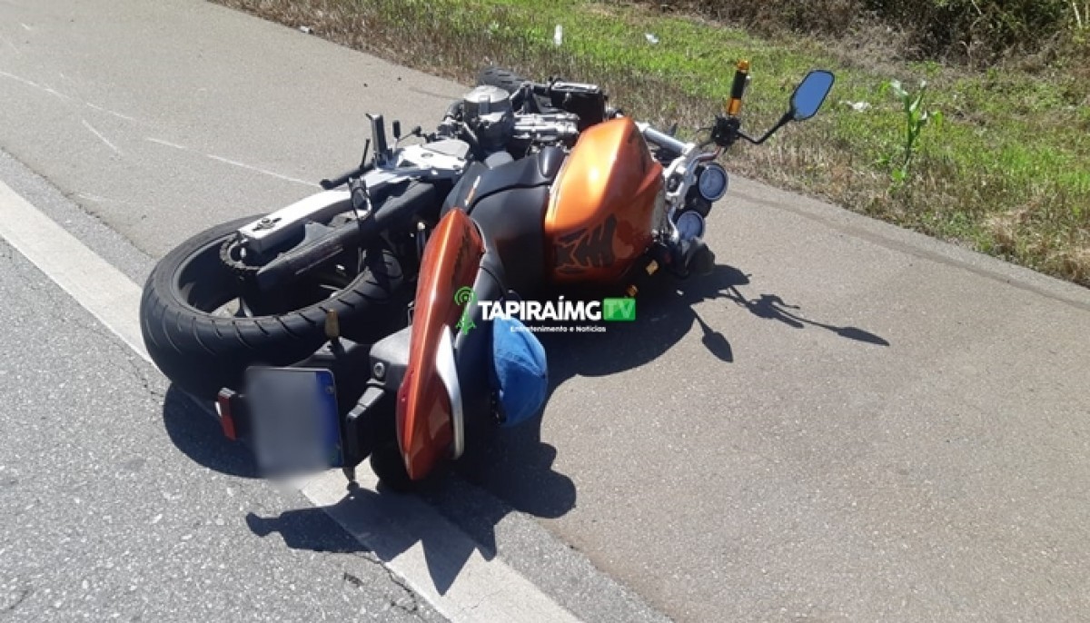 Homem morre após cair de moto e ser atropelado por carreta na BR-262