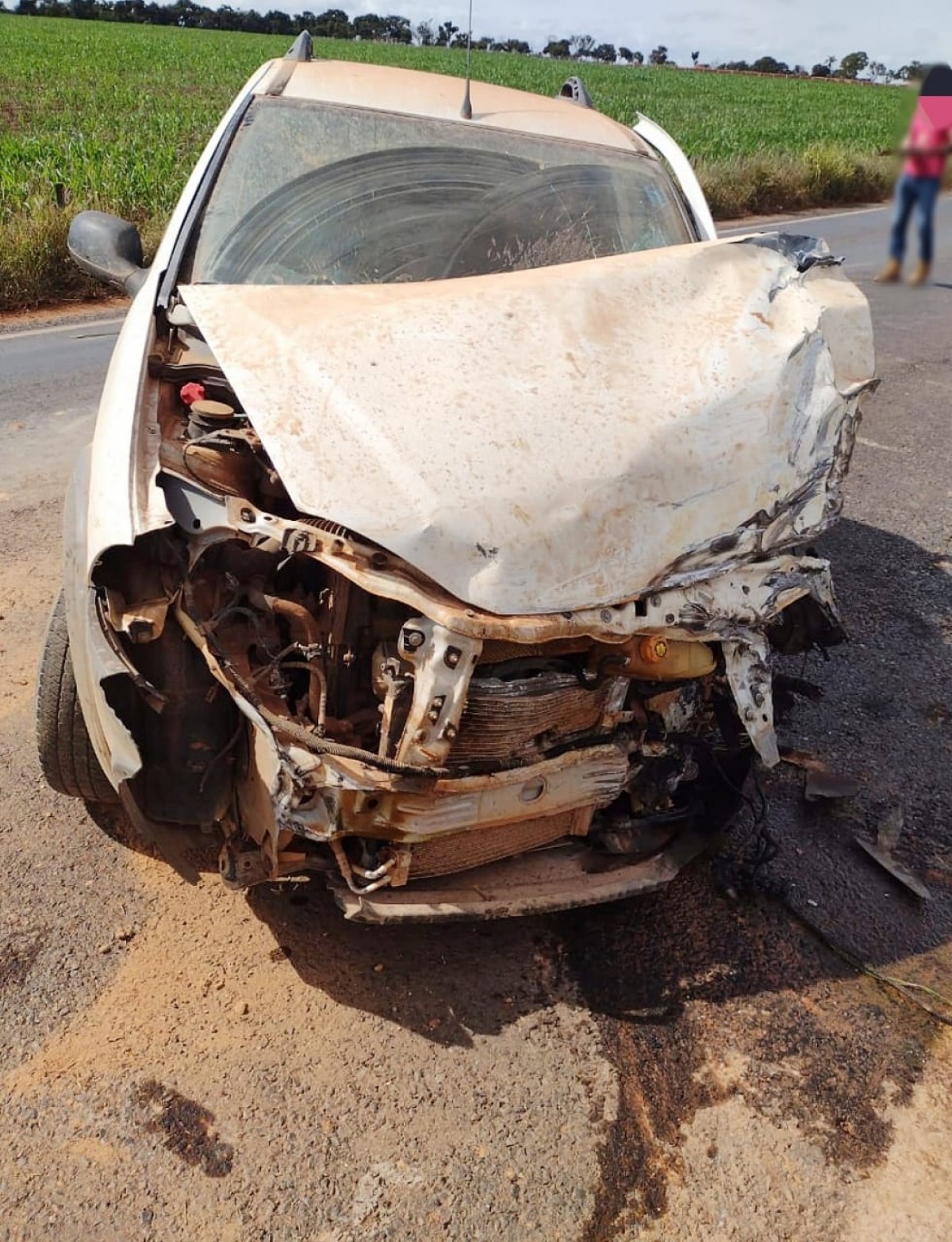 Acidente na BR-354 deixa condutor gravemente ferido