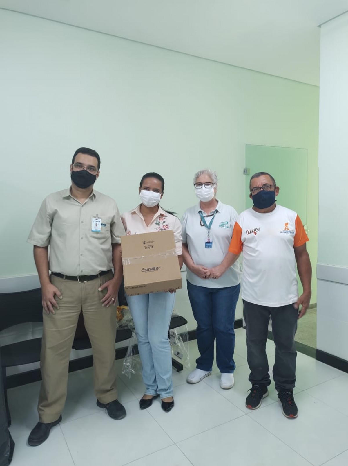 Campanha “Capacetes Elmo” promovida pela ACE/CDL Arcos em prol da Santa Casa de Arcos, recebe sua primeira doação