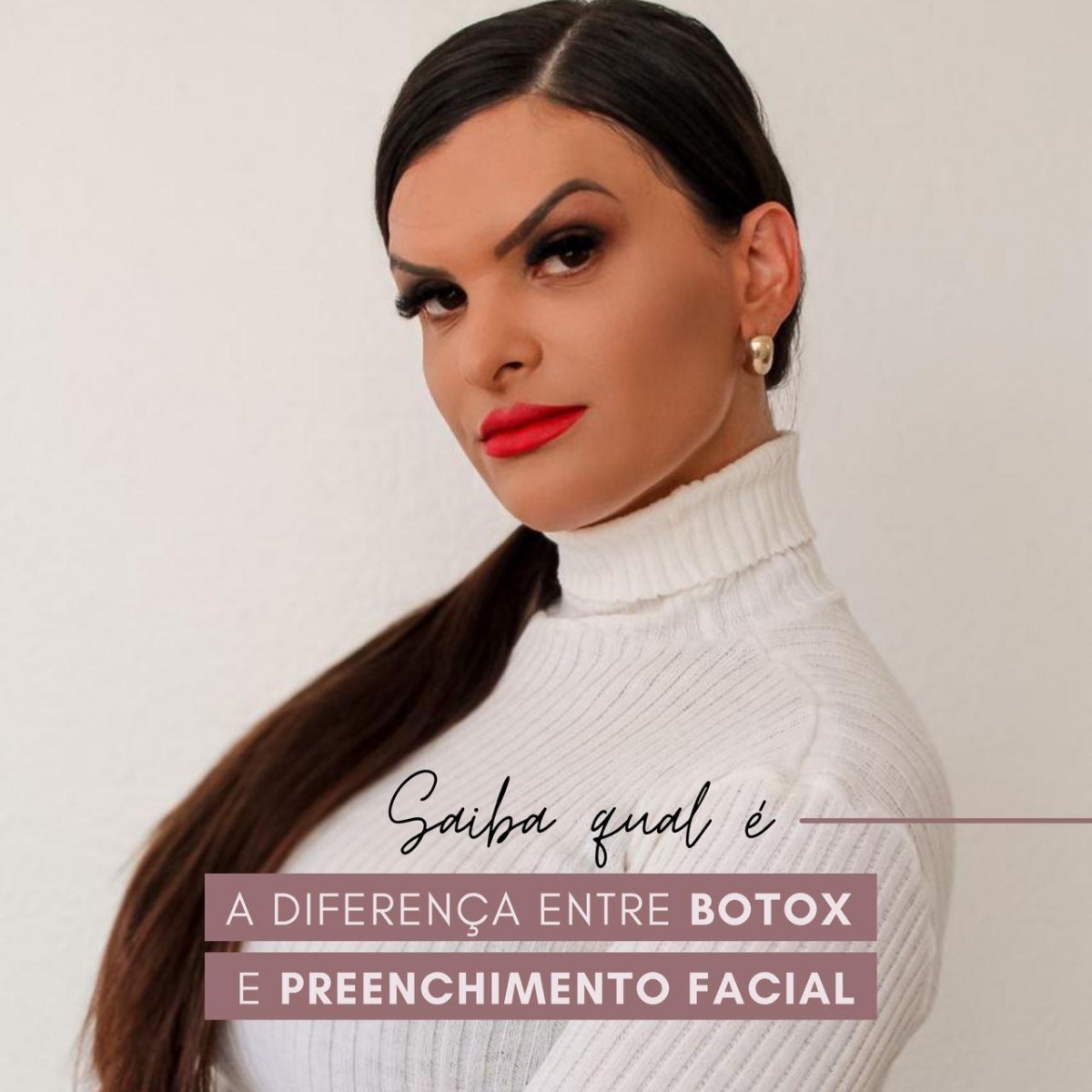 A diferença entre botox e preenchimento labial