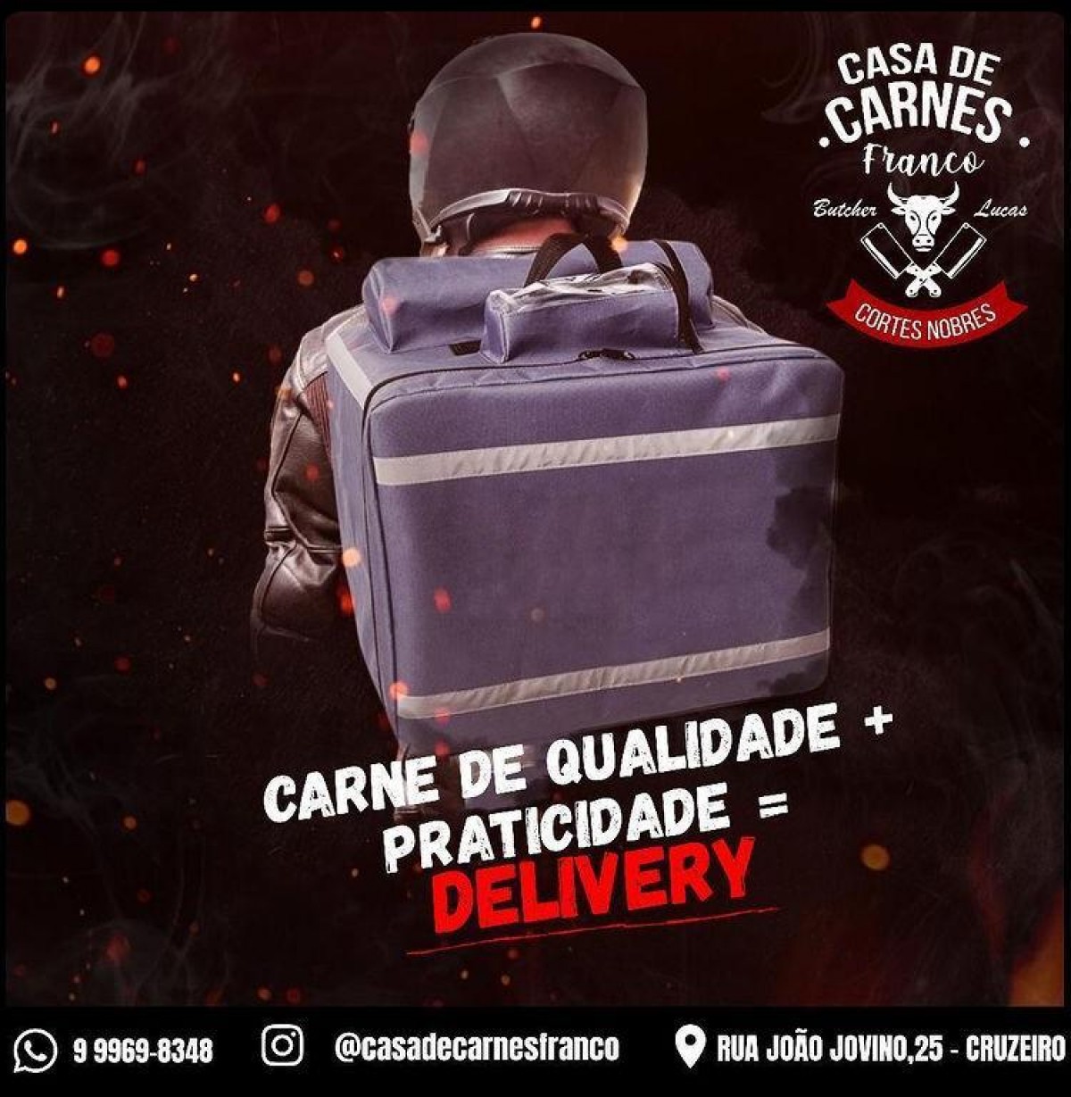 Delivery, praticidade no pagamento e qualidade? Casa de Carnes Franco te proporciona isto e muito mais