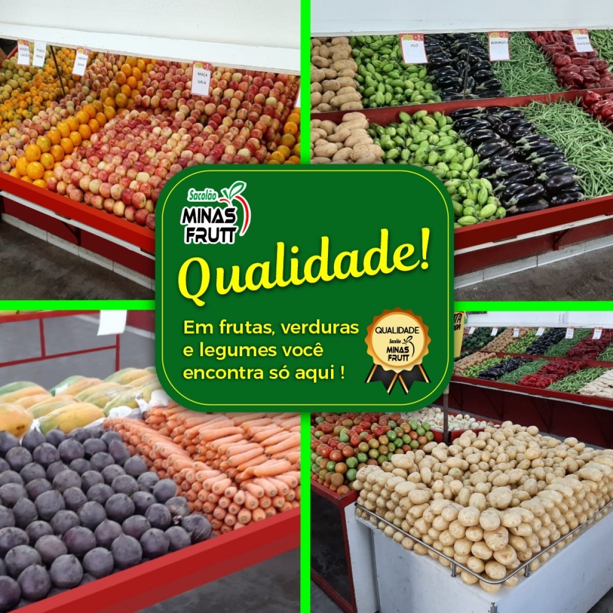 Todos os dias produtos fresquinhos esperando por você