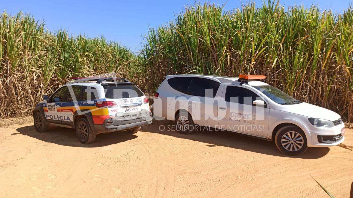 Homem é encontrado morto em meio a canavial, em Bambuí