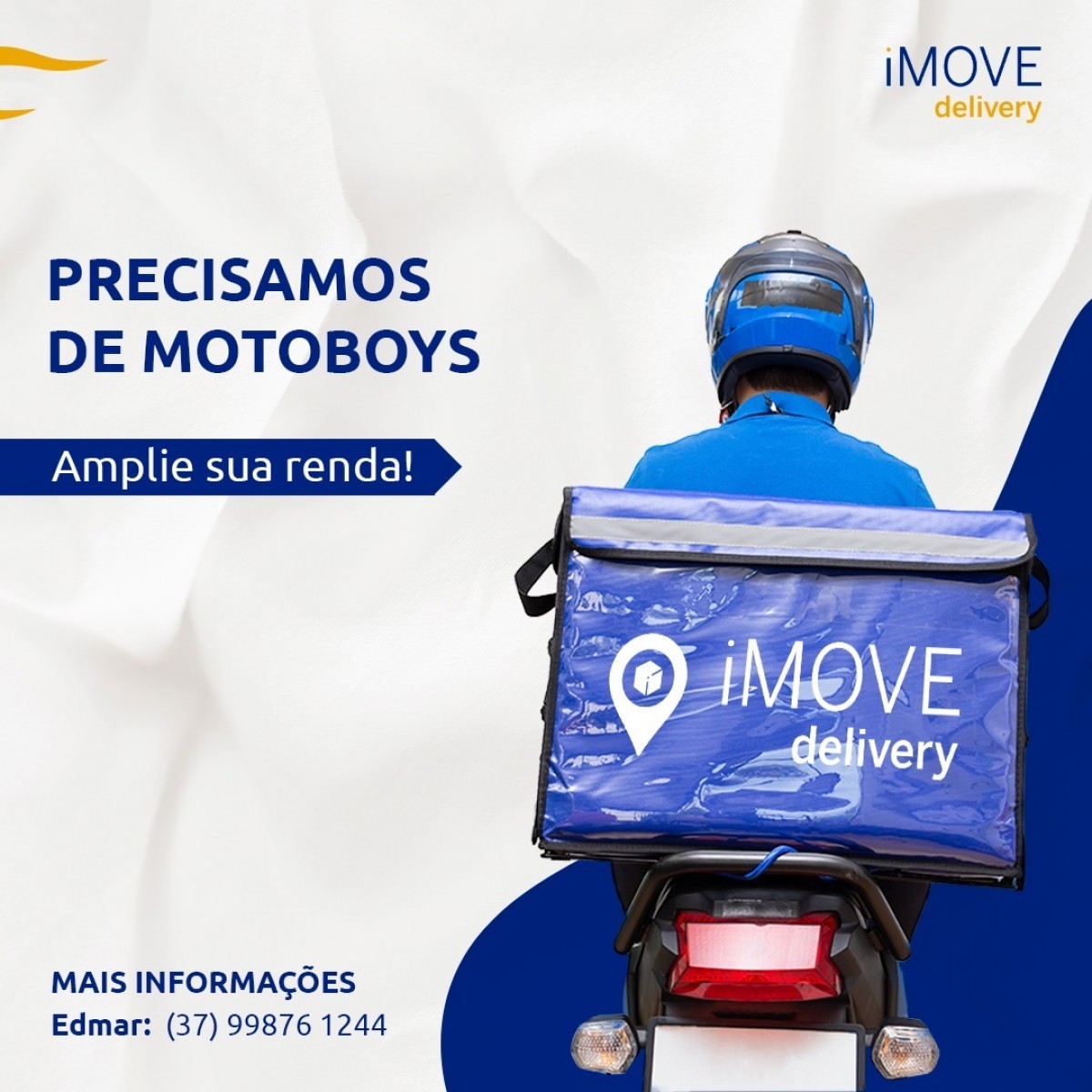 Seja um Motoboy parceiro e realize sua entrega pelo APP 