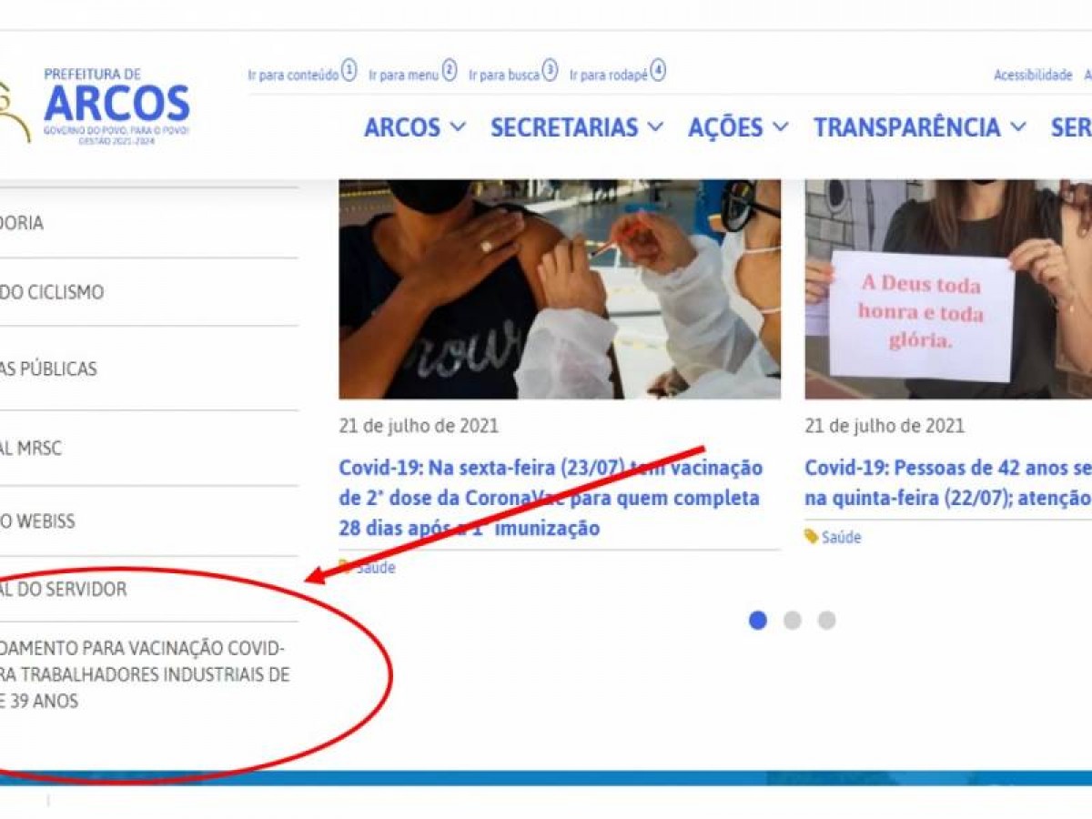 Vacinação Covid-19: Está aberto cadastro para Trabalhadores da Indústria (idade de 37 a 39 anos)