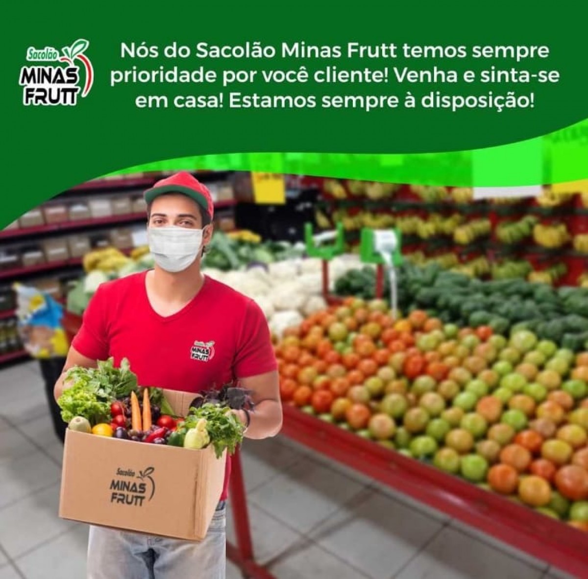 Quer prioridade? Vem para o Sacolão Minas Frutt