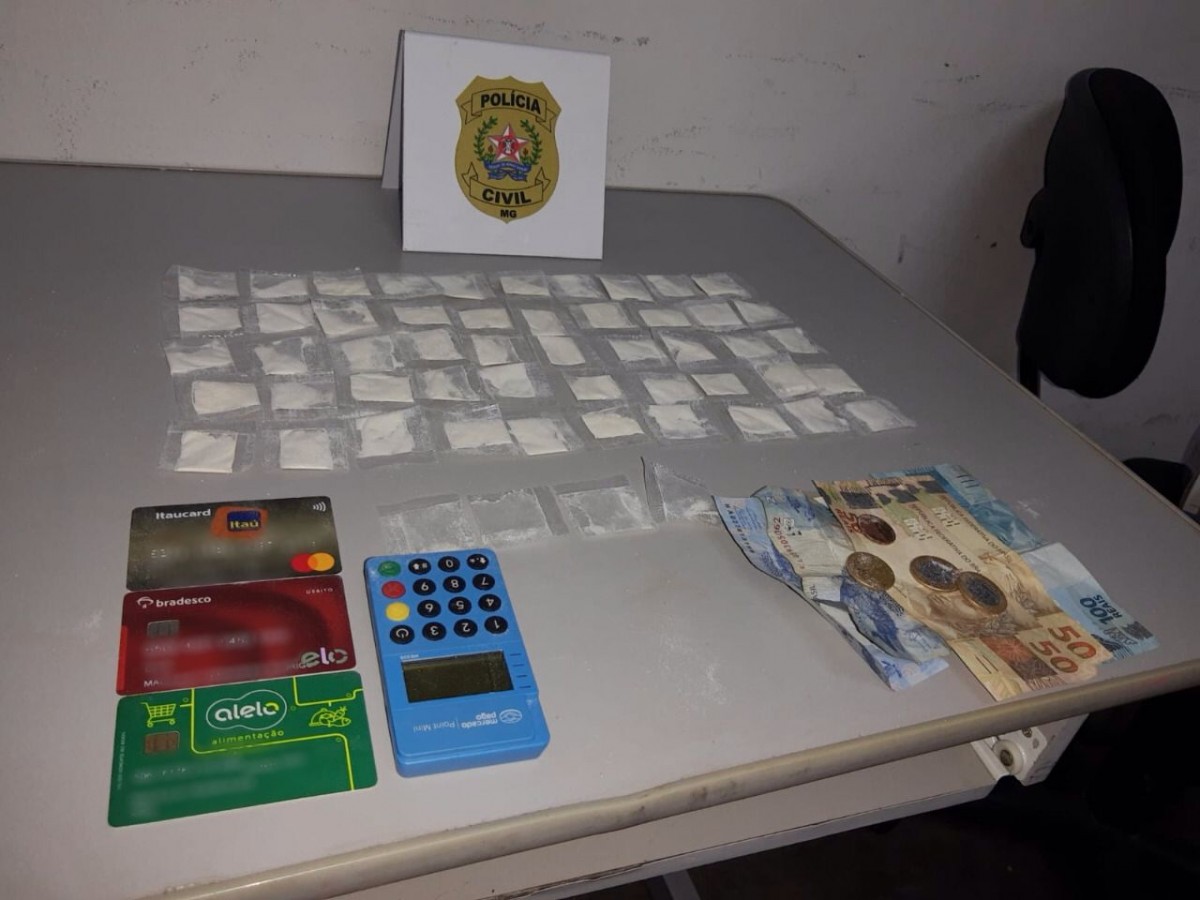 Arcos: PCMG prende em flagrante suspeito por tráfico de drogas