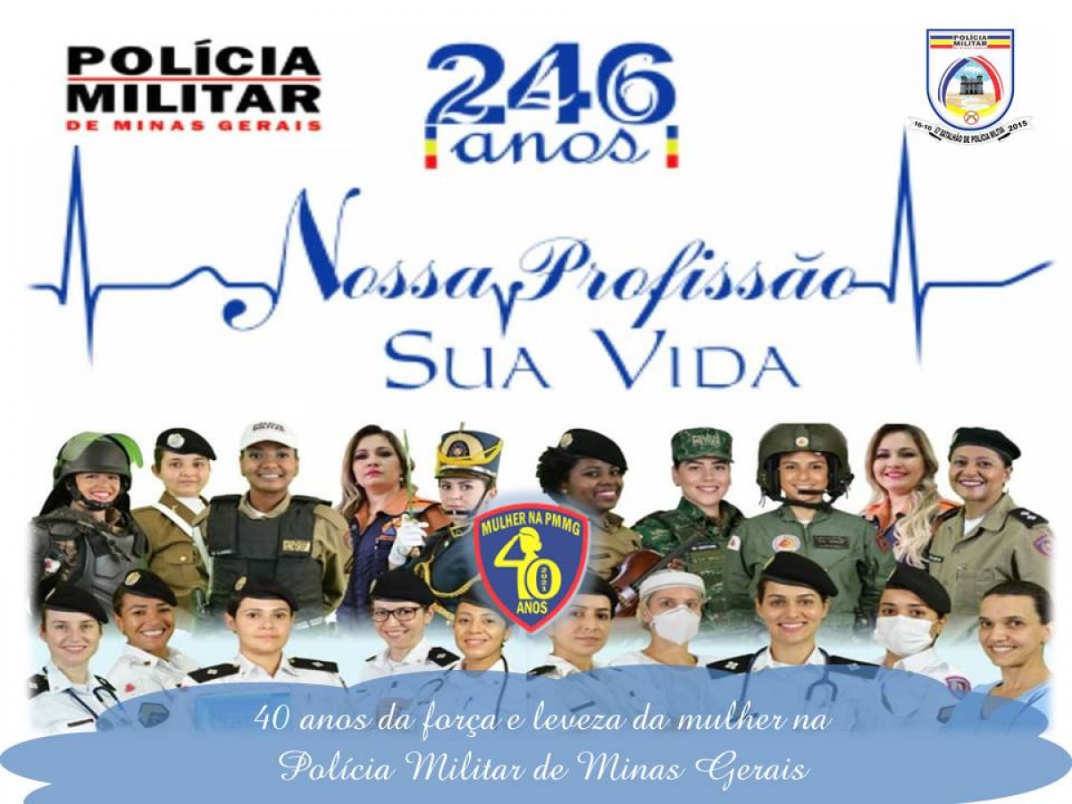 1981 – 2021 - 40 ANOS DA PRESENÇA DA MULHER NA POLÍCIA MILITAR DE MINAS GERAIS