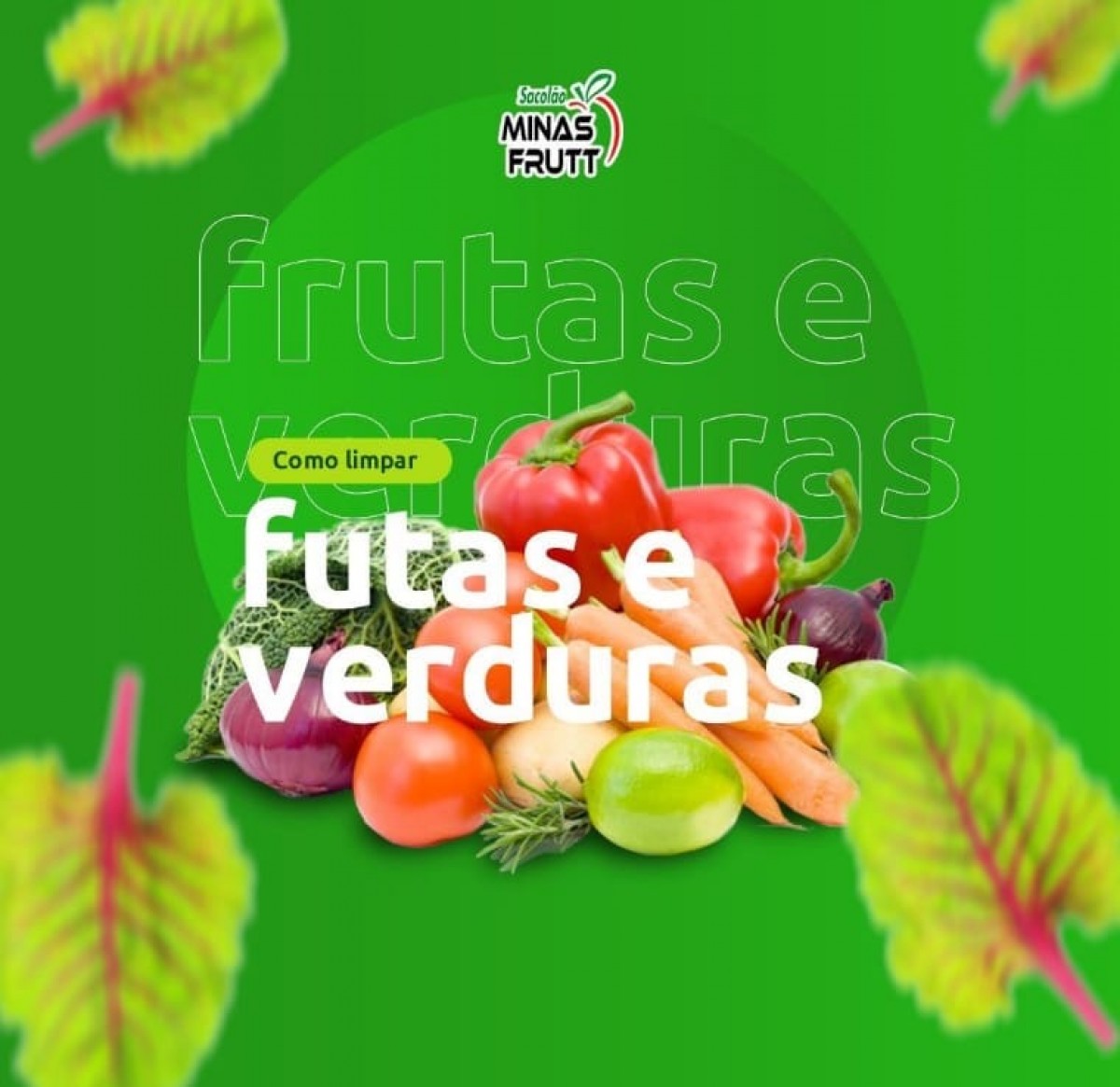 Como fazer a higienização de frutas e verduras de uma forma eficiente e barata?